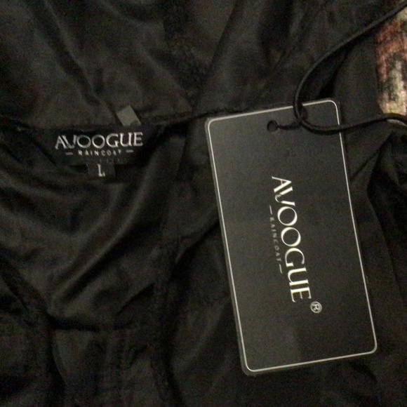 NWT Avoogue Ladies Waterproof Windbreaker, Sz L Black - Picture 3 of 12